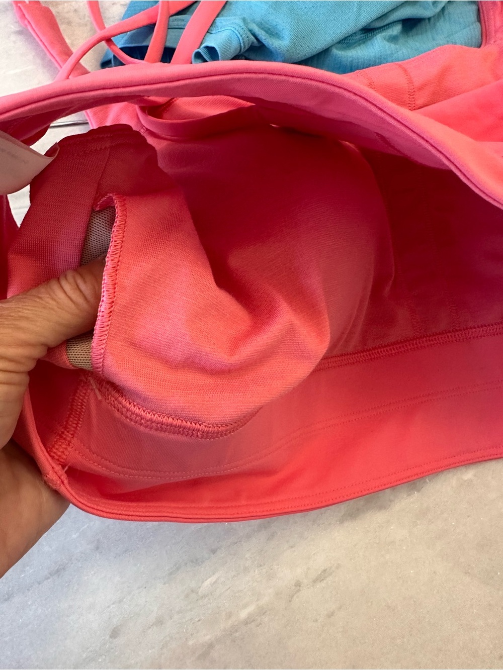 lululemon athletica Energy Longline Bra - Coral- 12 NWT - Picture 7 of 7